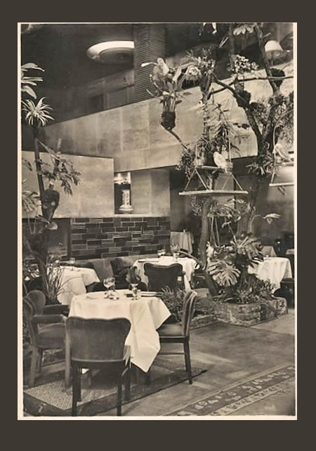 Interior detail of the Traube restaurant in Weimar Berlin